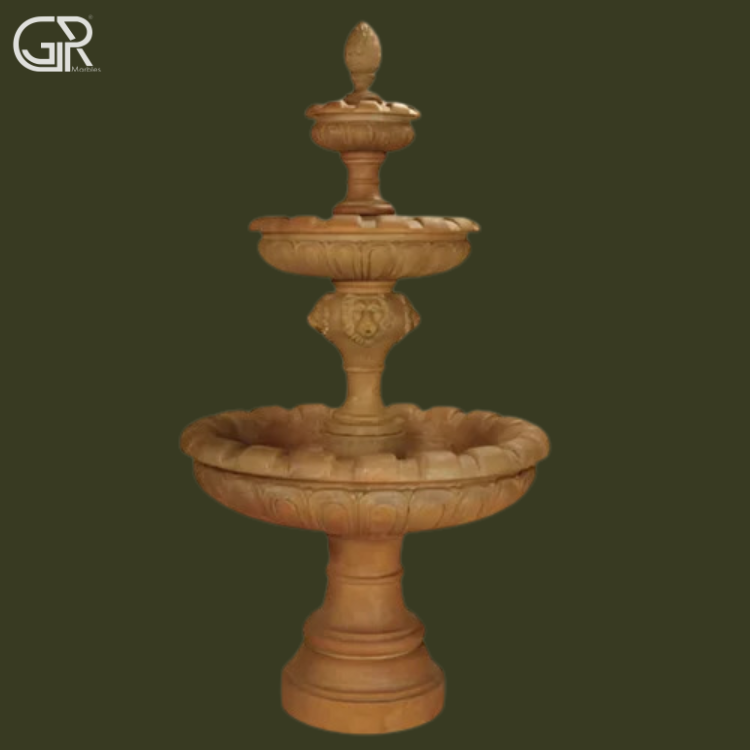 Sandstone Water Fountain, (Ht-5ft)