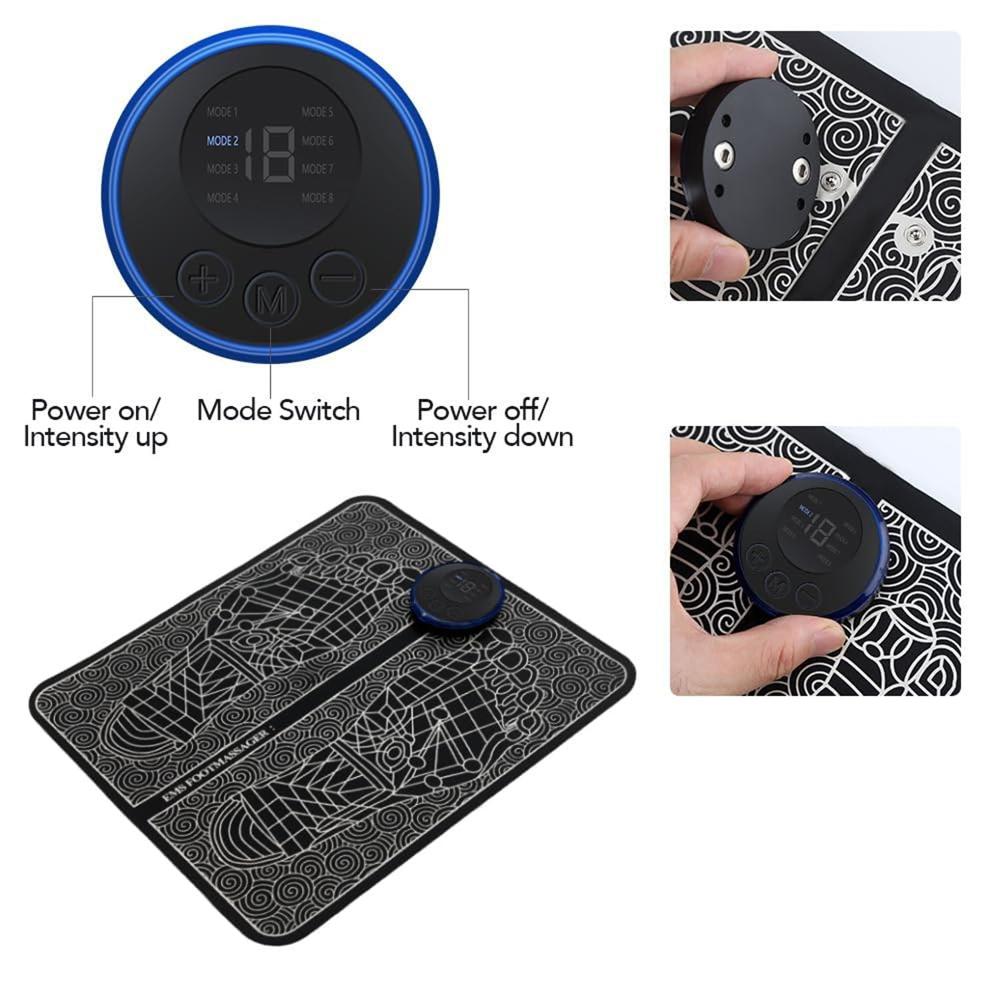 Electric EMS Foot Massage Therapy Mat (1 Pc)