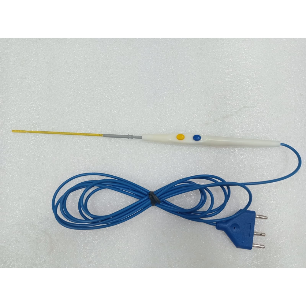 Disposable Electrosurgical Pencil Cautery Pencil Stainless Steel Electrode Long Tip