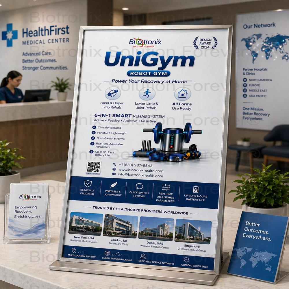 UniGym Rehabilitation Robot Gym for Personalized Recovery Therapy