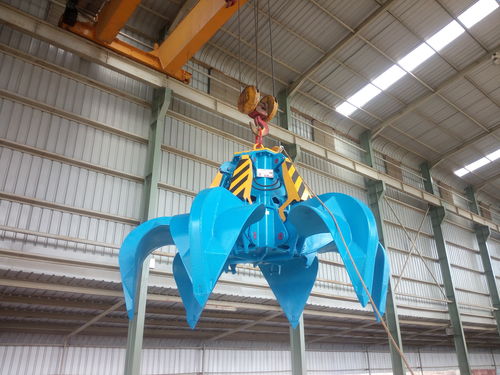 इलेक्ट्रो हाइड्रॉलिक ऑरेंज पील ग्रैब