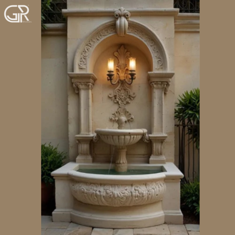 Sandstone Wall Fountains, (Ht-6ft)