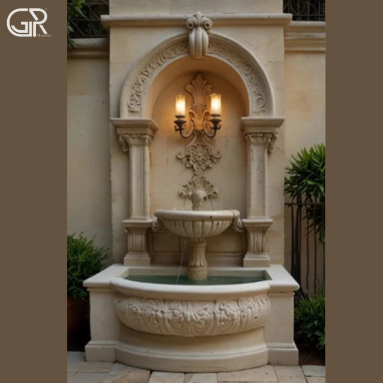 Sandstone Wall Fountains, (Ht-6ft)