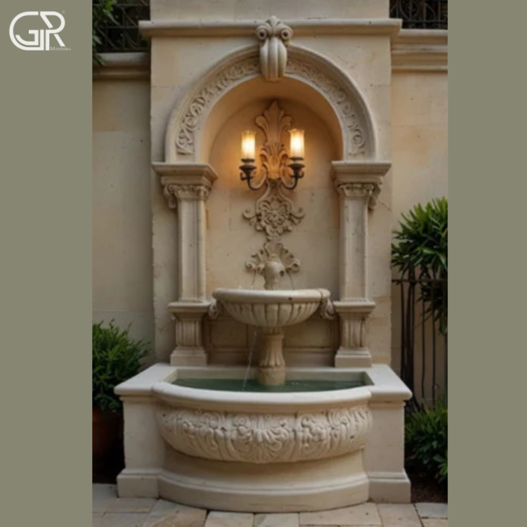 Sandstone Wall Fountains, (Ht-6ft)