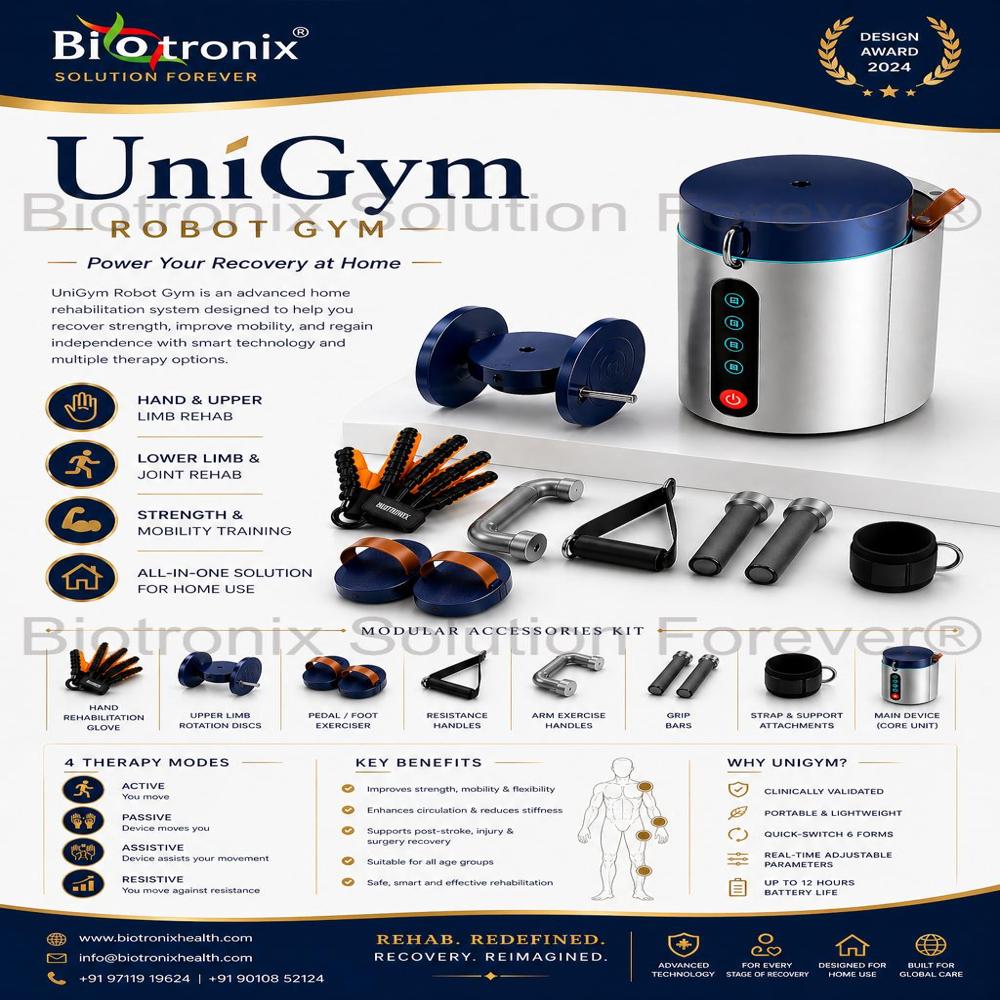 UniGym Smart Robotic Physiotherapy Rehabilitation Equipment