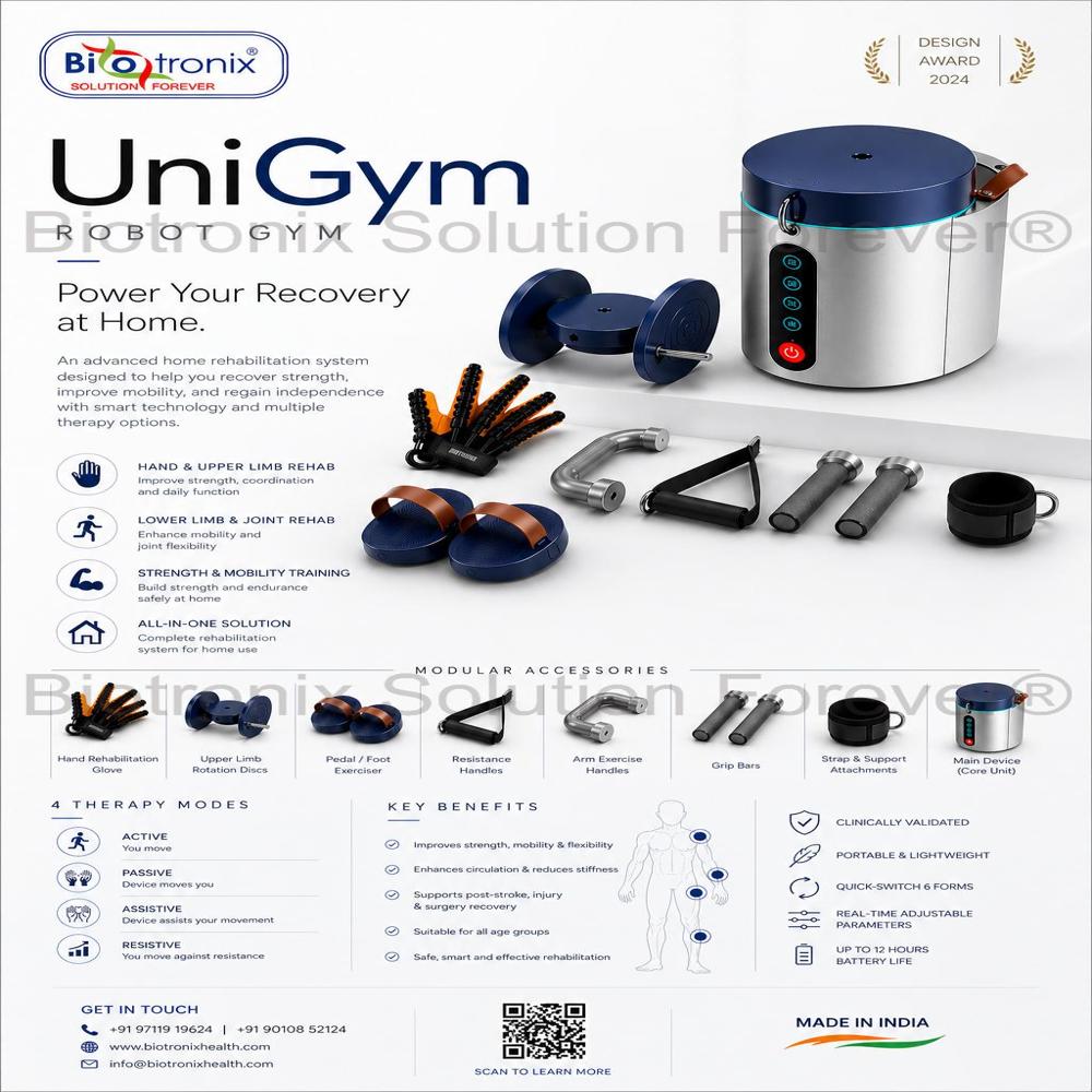 UniGym Smart Robotic Physiotherapy Rehabilitation Equipment