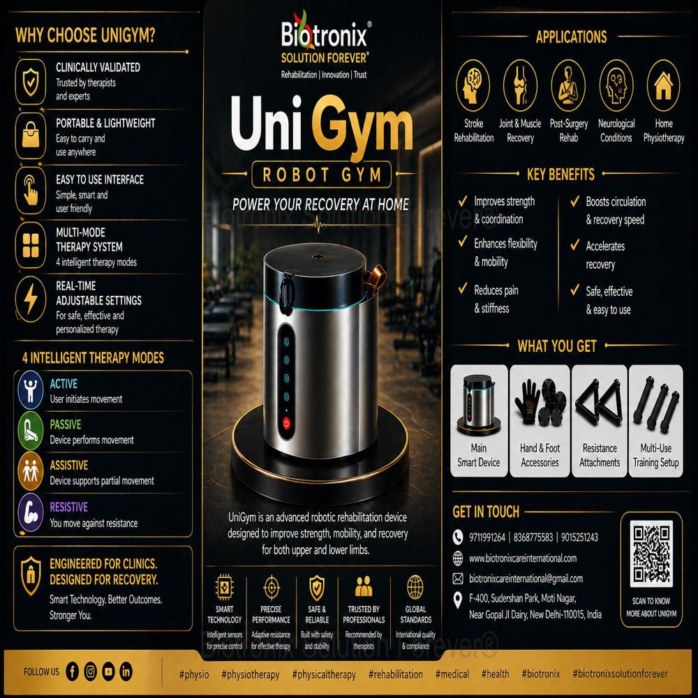 UniGym Smart Robotic Physiotherapy Rehabilitation Equipment