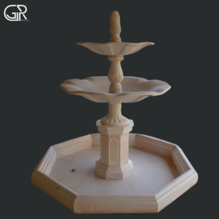 Decorative Sandstone Indoor Water Fountain, (Ht-4ft)