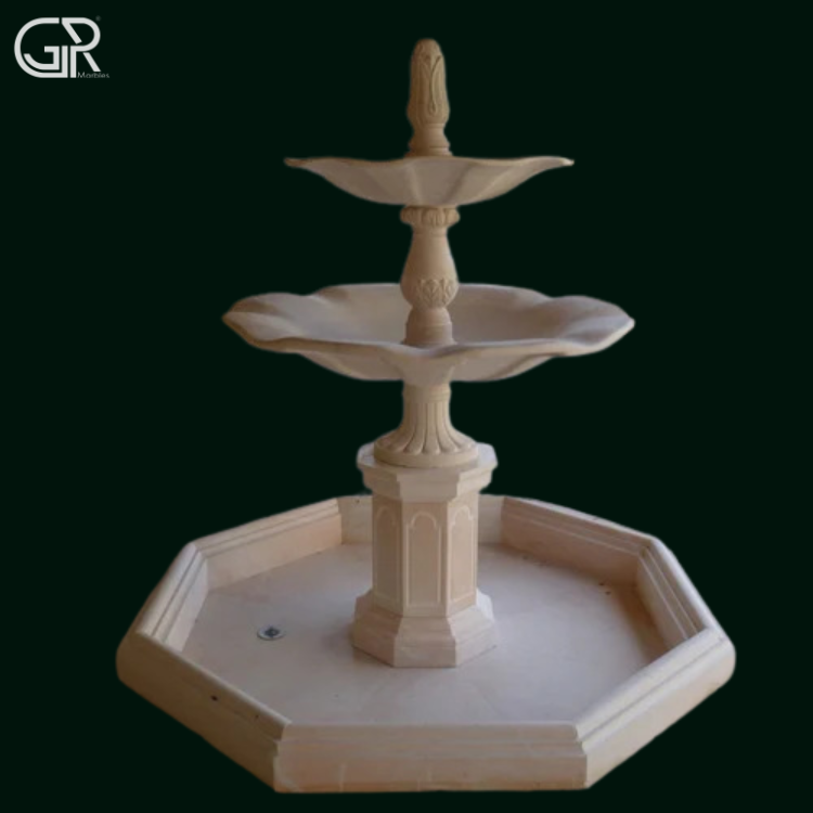 Decorative Sandstone Indoor Water Fountain, (Ht-4ft)