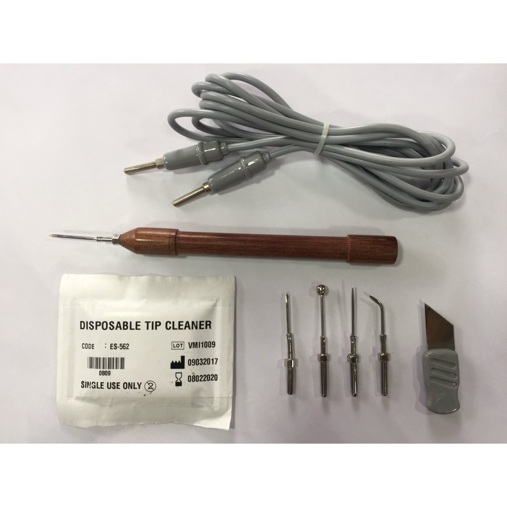 Surgical Monopolar Active Chuck Handle With Cable Surgical Cautery Chuck Handle Electrodes