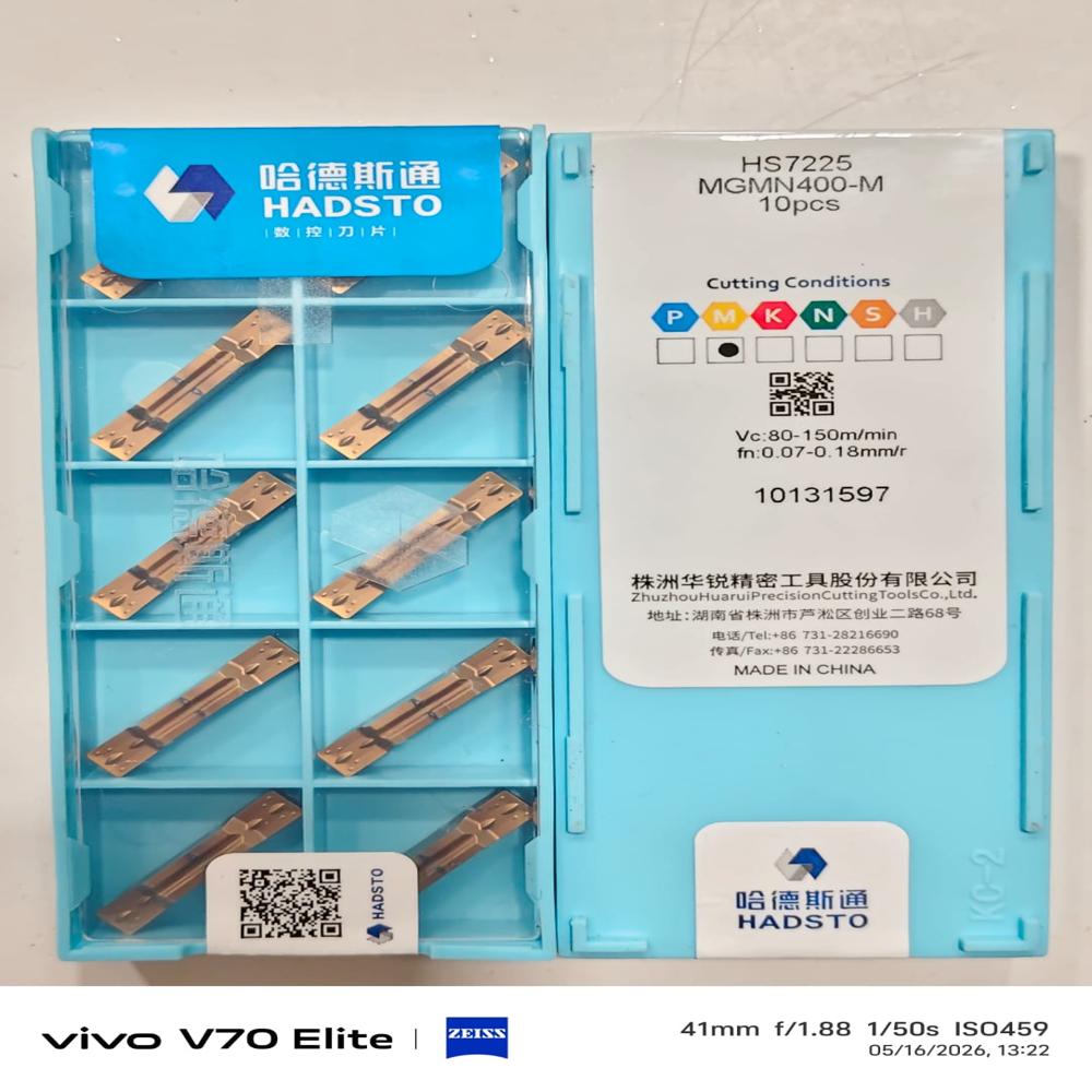 Kyocera Ceratip Inserts - Polished Carbide, 3mm Thickness | Industrial Usage, Box Pack, Various Sizes Available