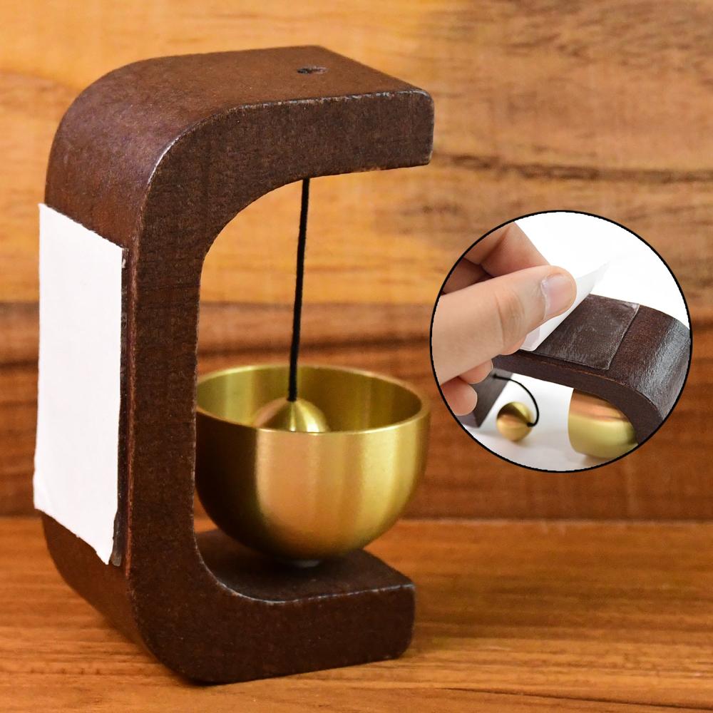 Adhesive Premium Desktop Japanese-Style Zen Bell (1 Pc)