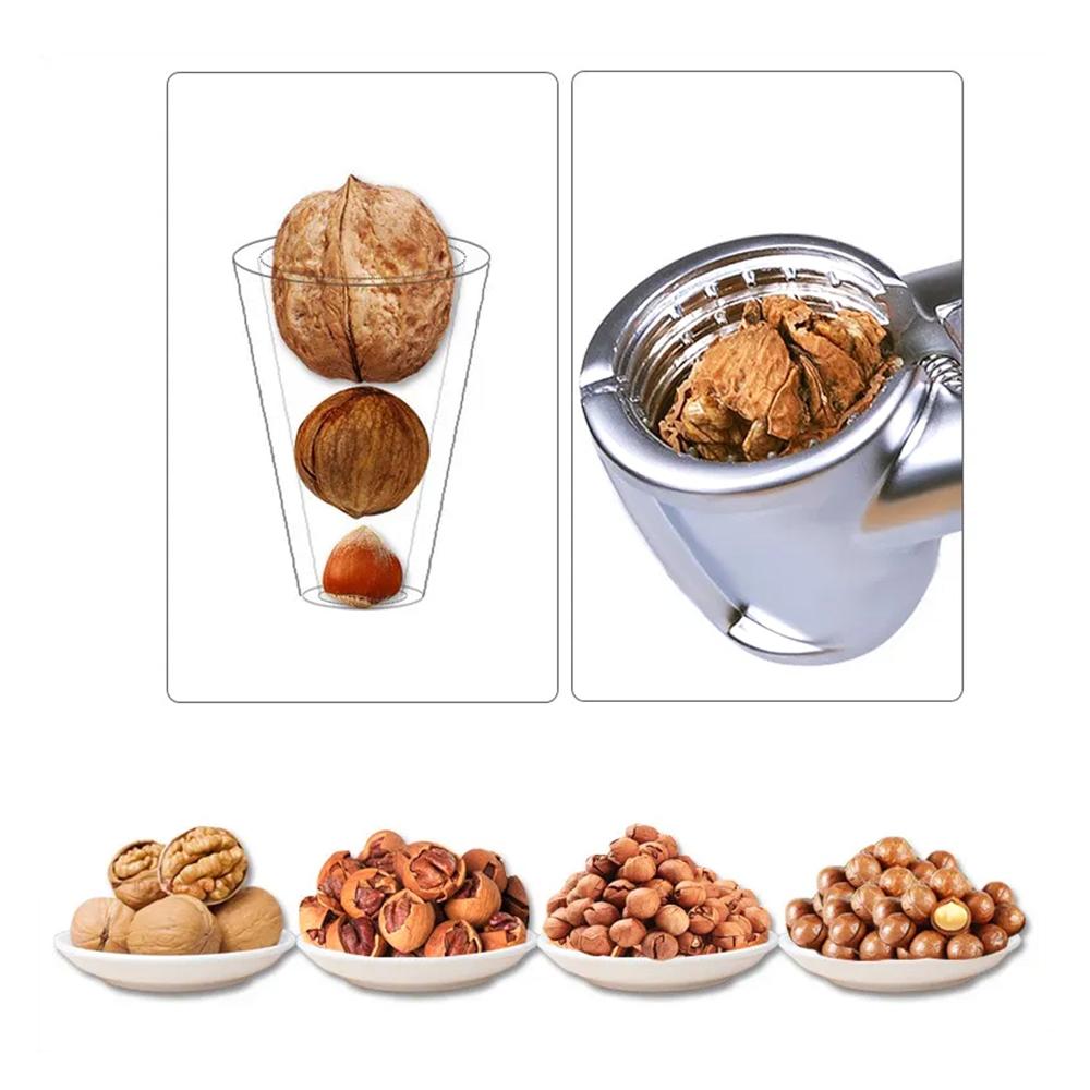 Luxury Stainless Walnut Cracker  Portable Nut Cutter & Bottle Opener for Nuts