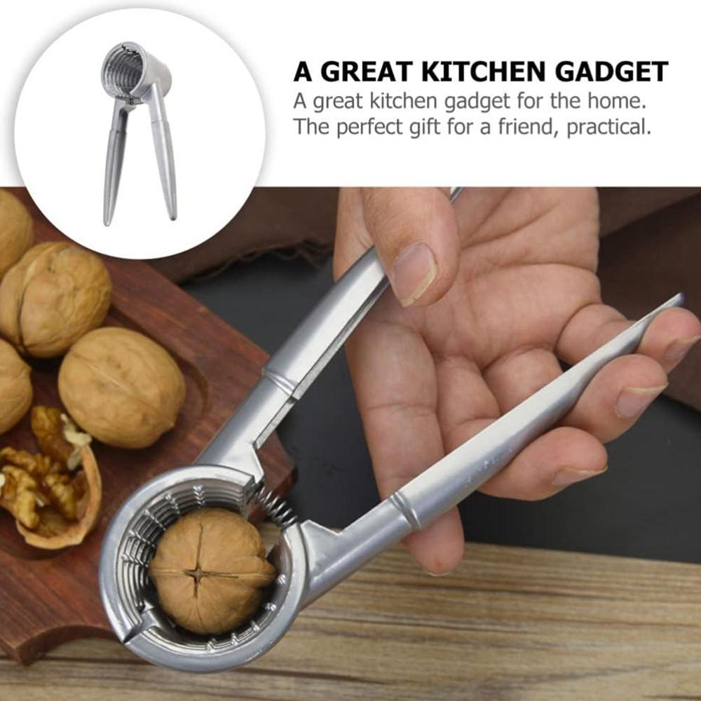 Luxury Stainless Walnut Cracker  Portable Nut Cutter & Bottle Opener for Nuts
