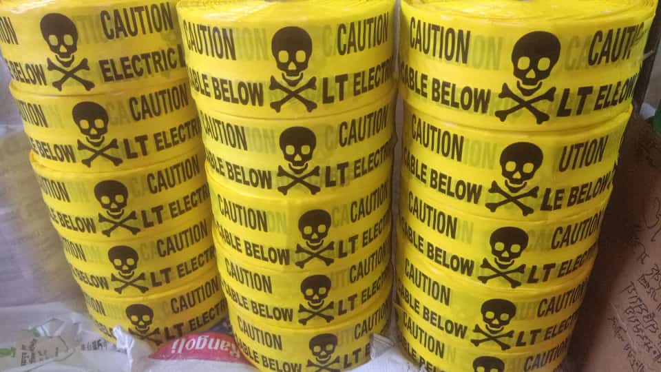 Underground Electrical Caution Tape