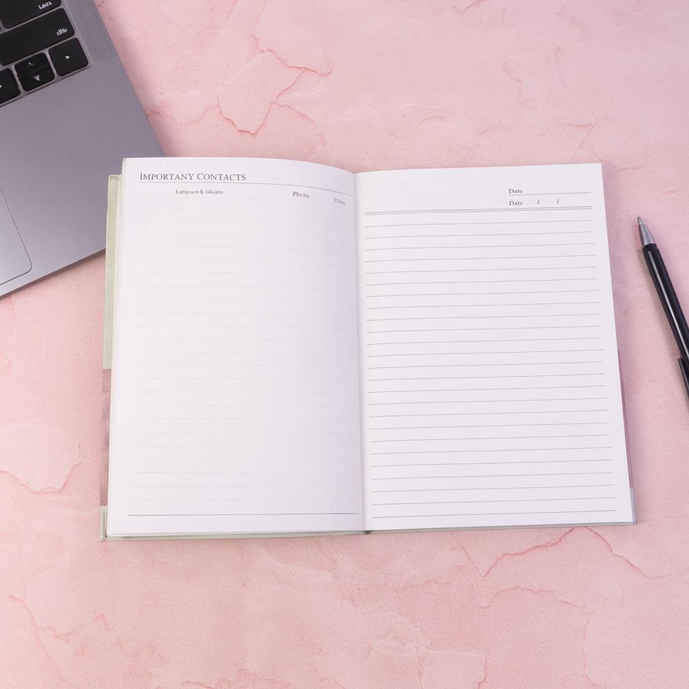 Hardbound Diary & Notebook (1 Pc / 100 Pages / 240x180mm)