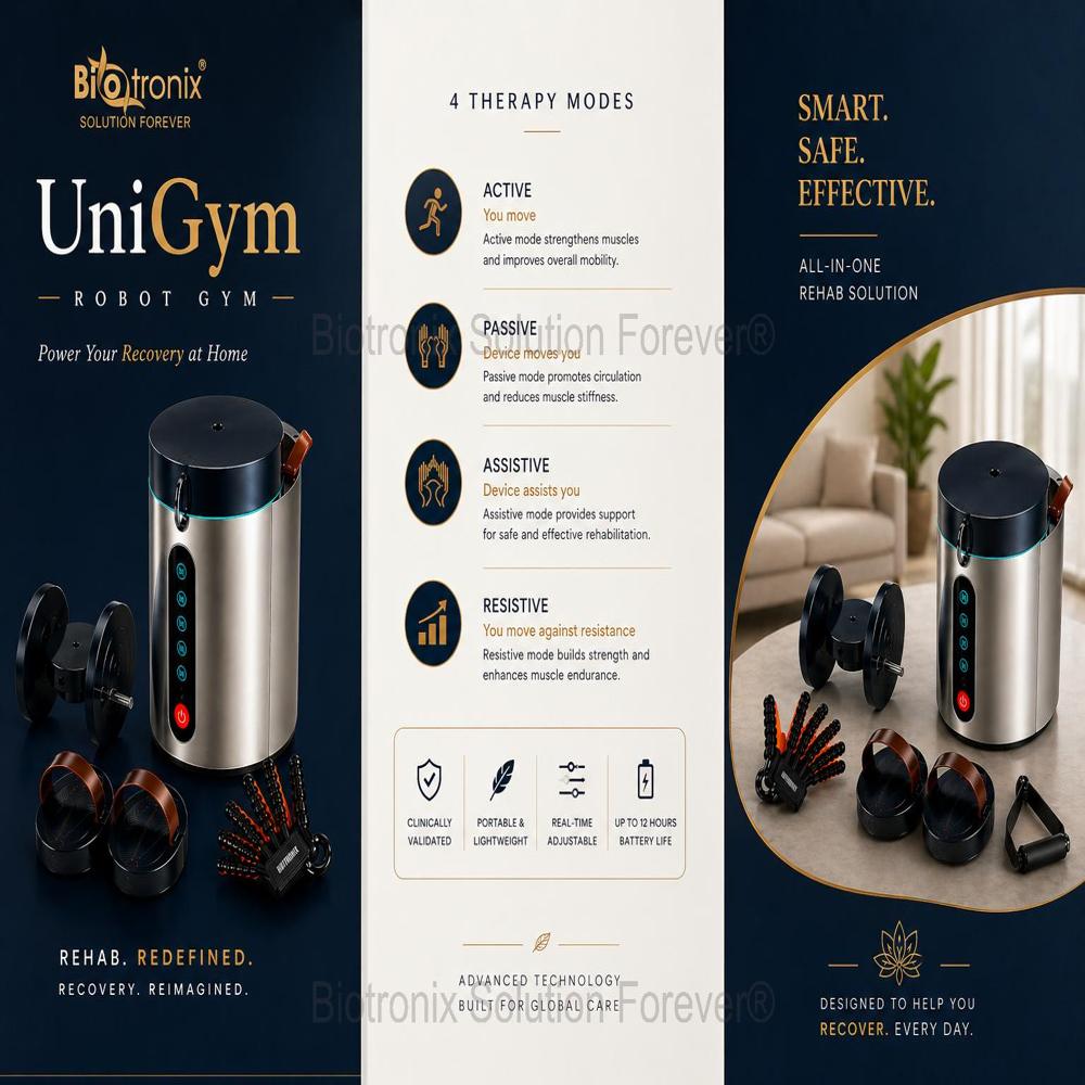 UniGym Rehabilitation Exercise Robot for Home Physiotherapy
