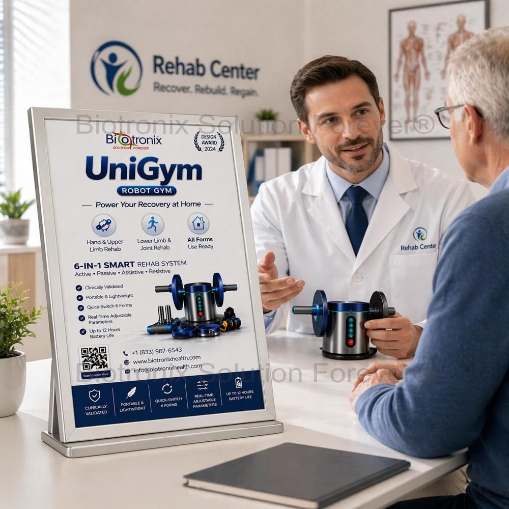 UniGym Rehabilitation Exercise Robot for Home Physiotherapy