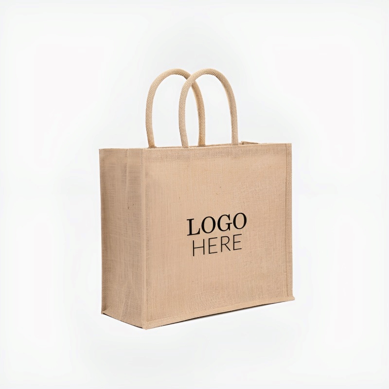 Kori Jute Bag 10" X 8" X 5" Natural(jb1008) - Color: Natural