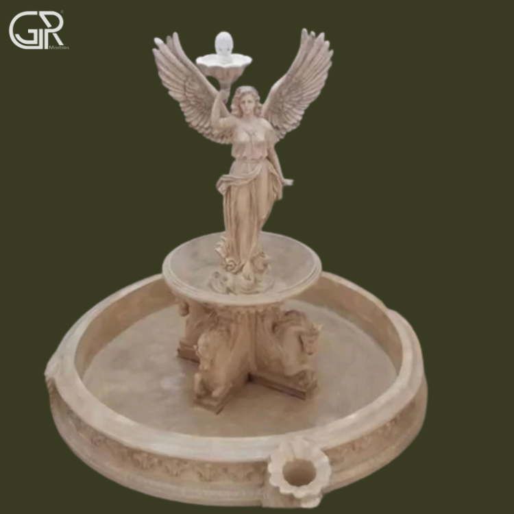 Decorative Sandstone Fountains,(Ht-7ft)
