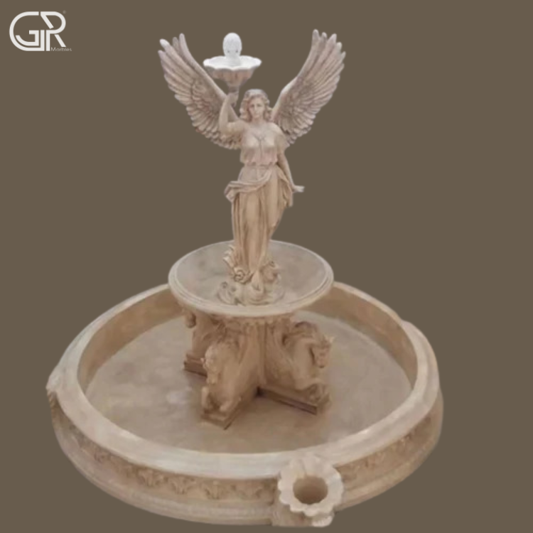Decorative Sandstone Fountains,(Ht-7ft)