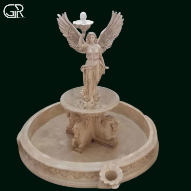 Decorative Sandstone Fountains,(Ht-7ft)