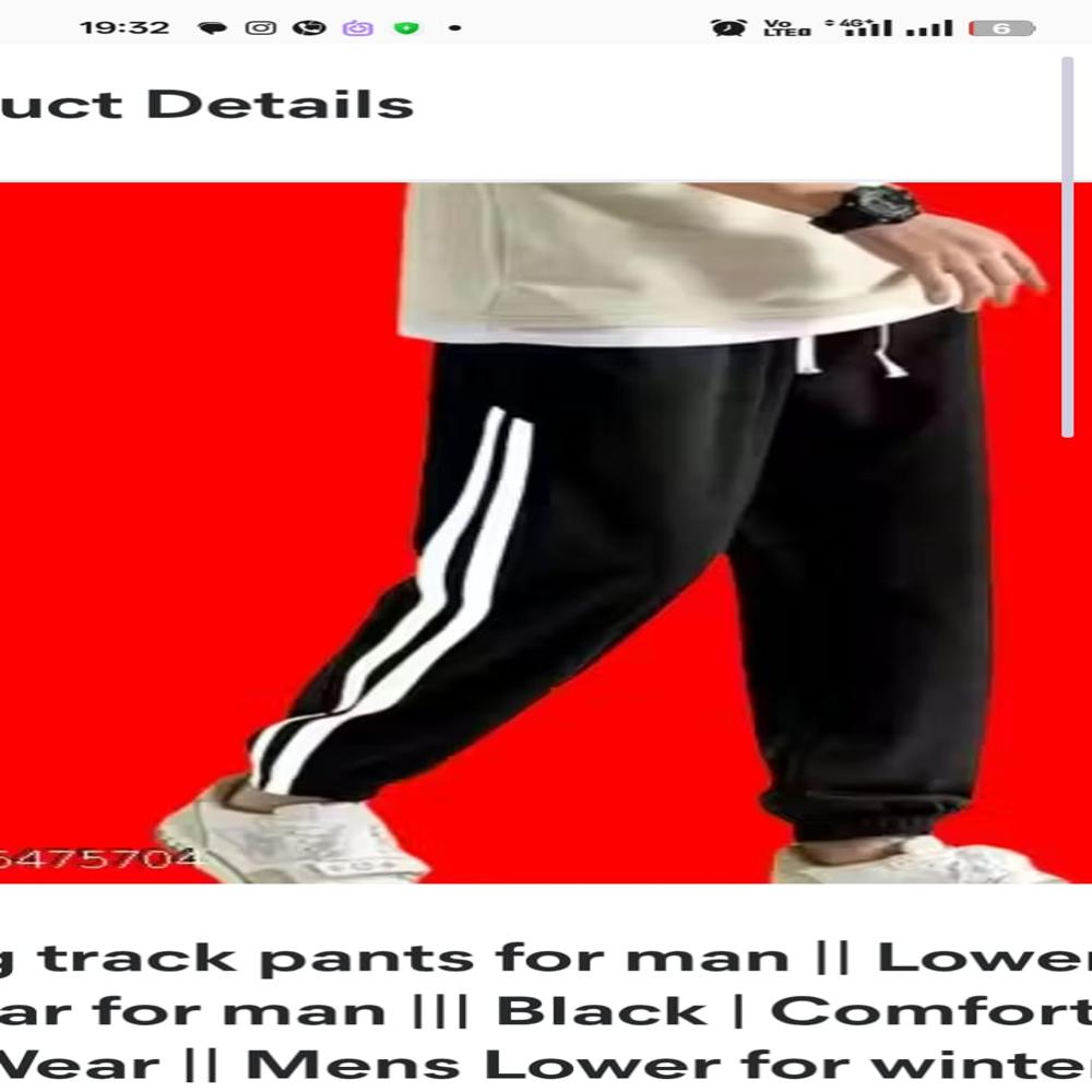 man casual track pant