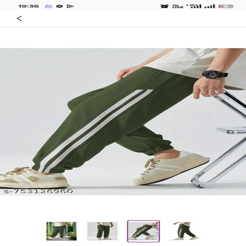 man casual track pant