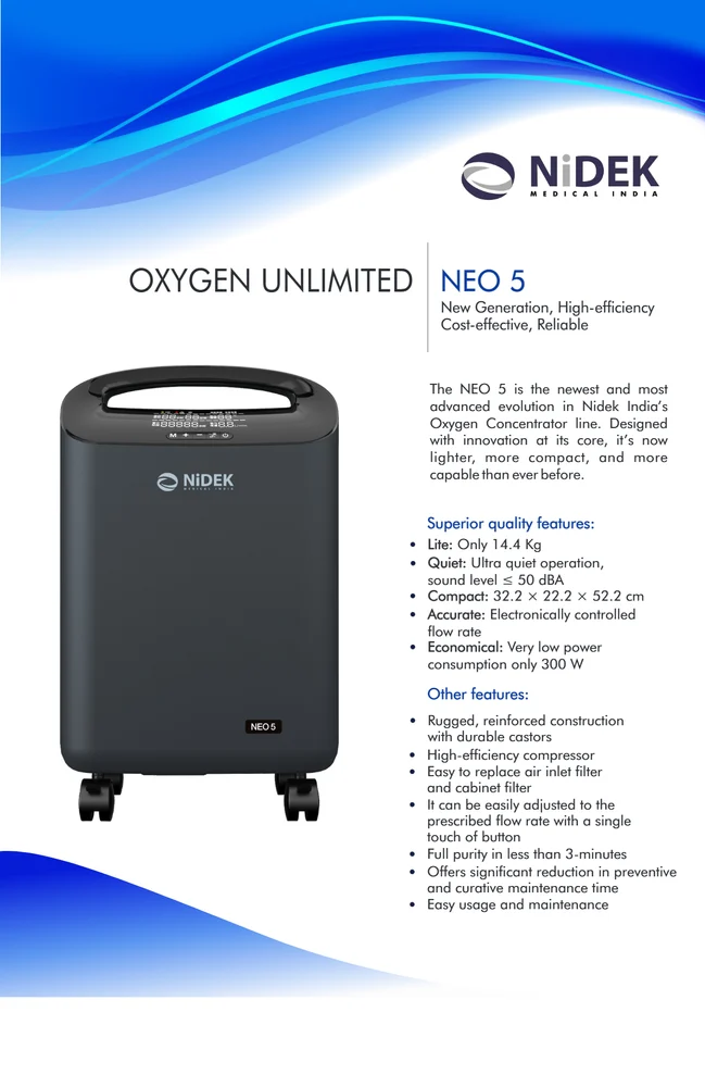 Nidek NEO 5 Oxygen Concentrator