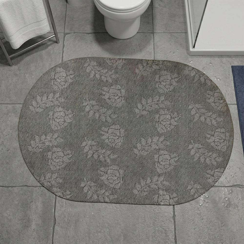 Anti Slip Quick Dry Bathroom Floor Mat (89x59 Cm)