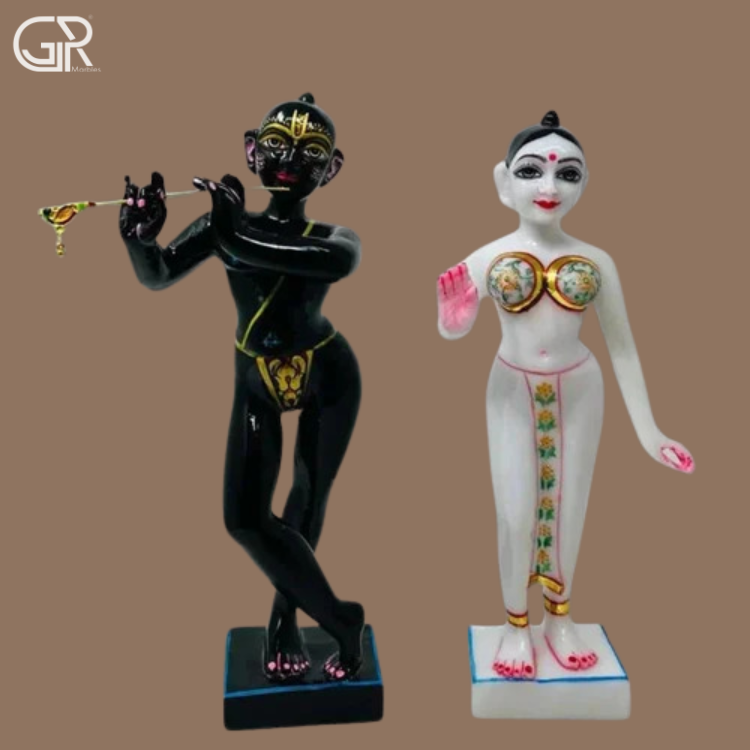 Lord Krishna Marble Statue