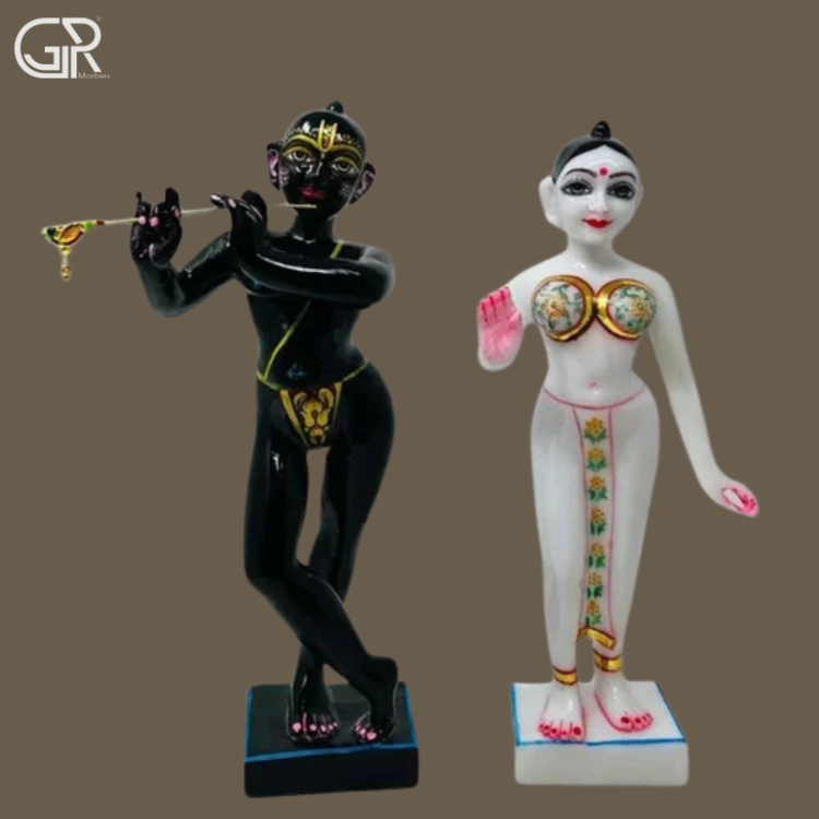 Lord Krishna Marble Statue