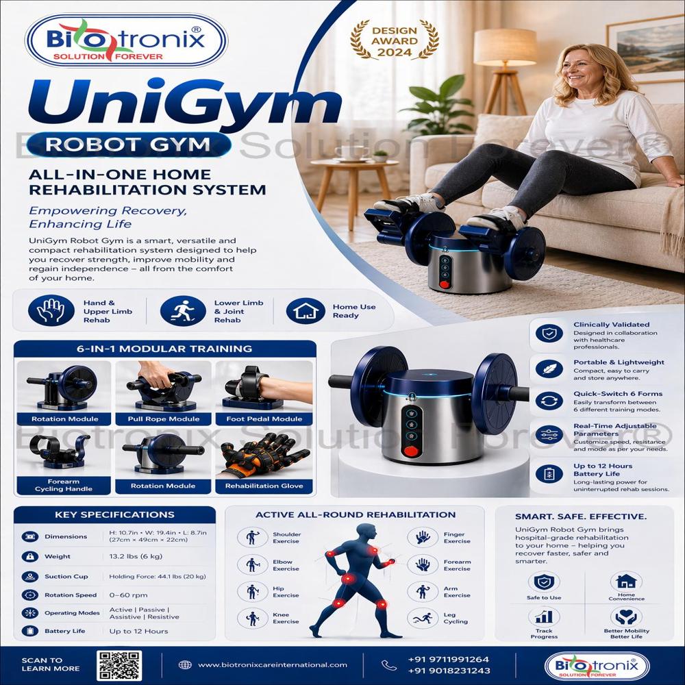 UniGym Intelligent Rehab Therapy Machine for Daily Exercise
