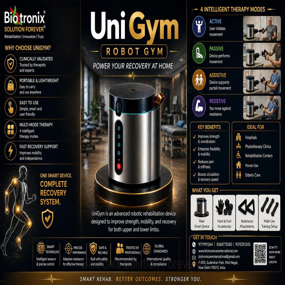 UniGym Intelligent Rehab Therapy Machine for Daily Exercise