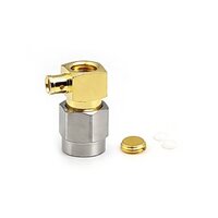 SMA Male Stainless Steel Right Angel Connector for RG405/RG402 Cable