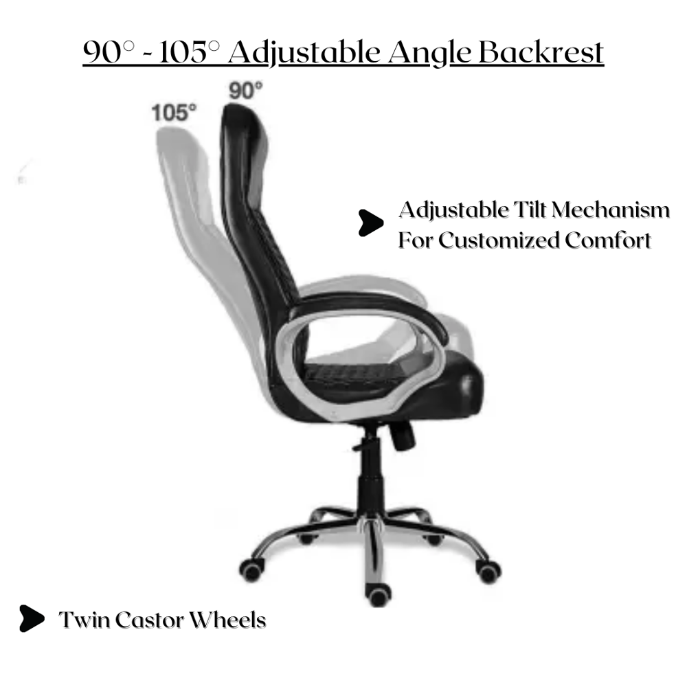 Opal High Back Director Revolving Office Chair Black 