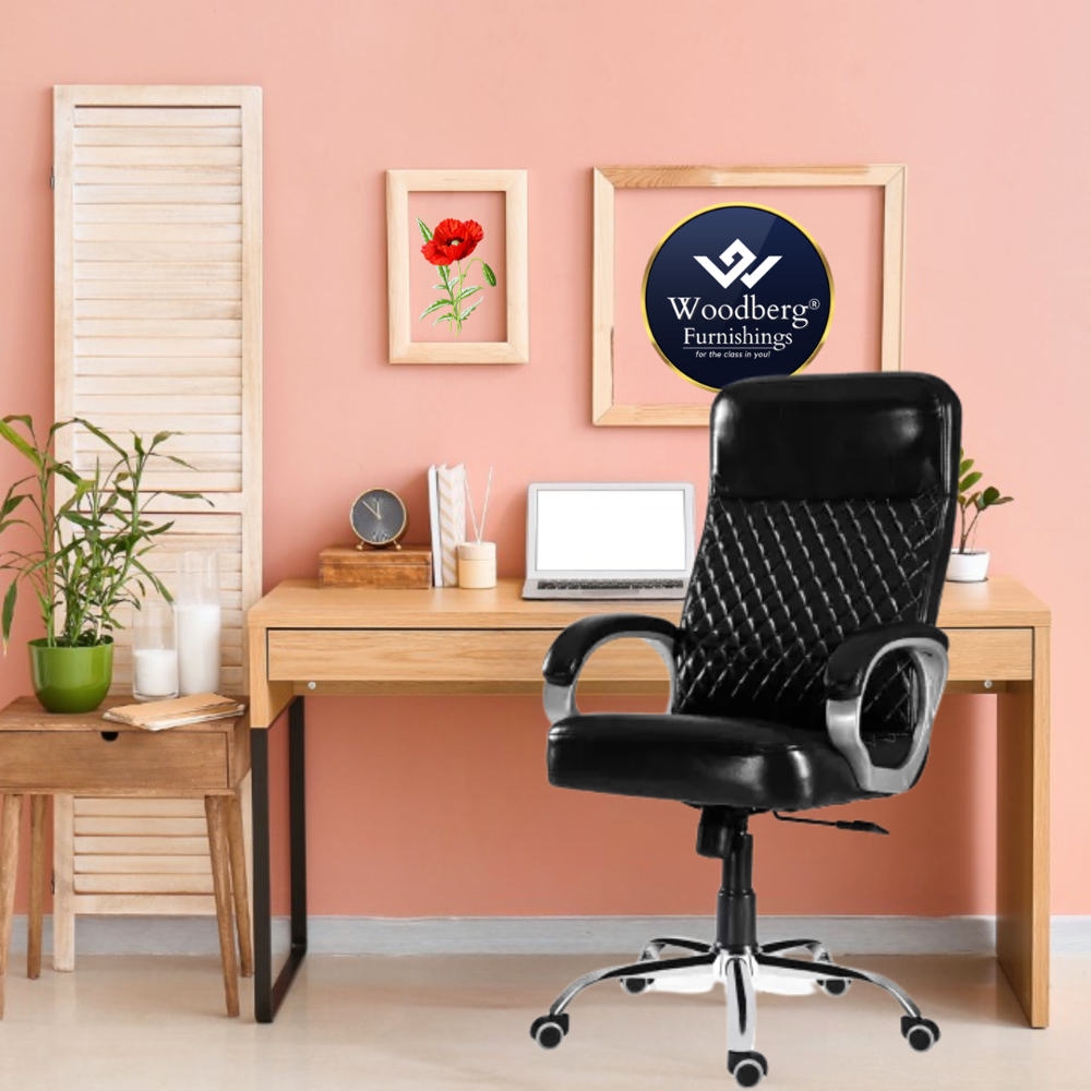 Opal High Back Director Revolving Office Chair Black 