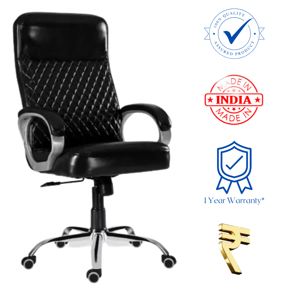 Opal High Back Director Revolving Office Chair Black 