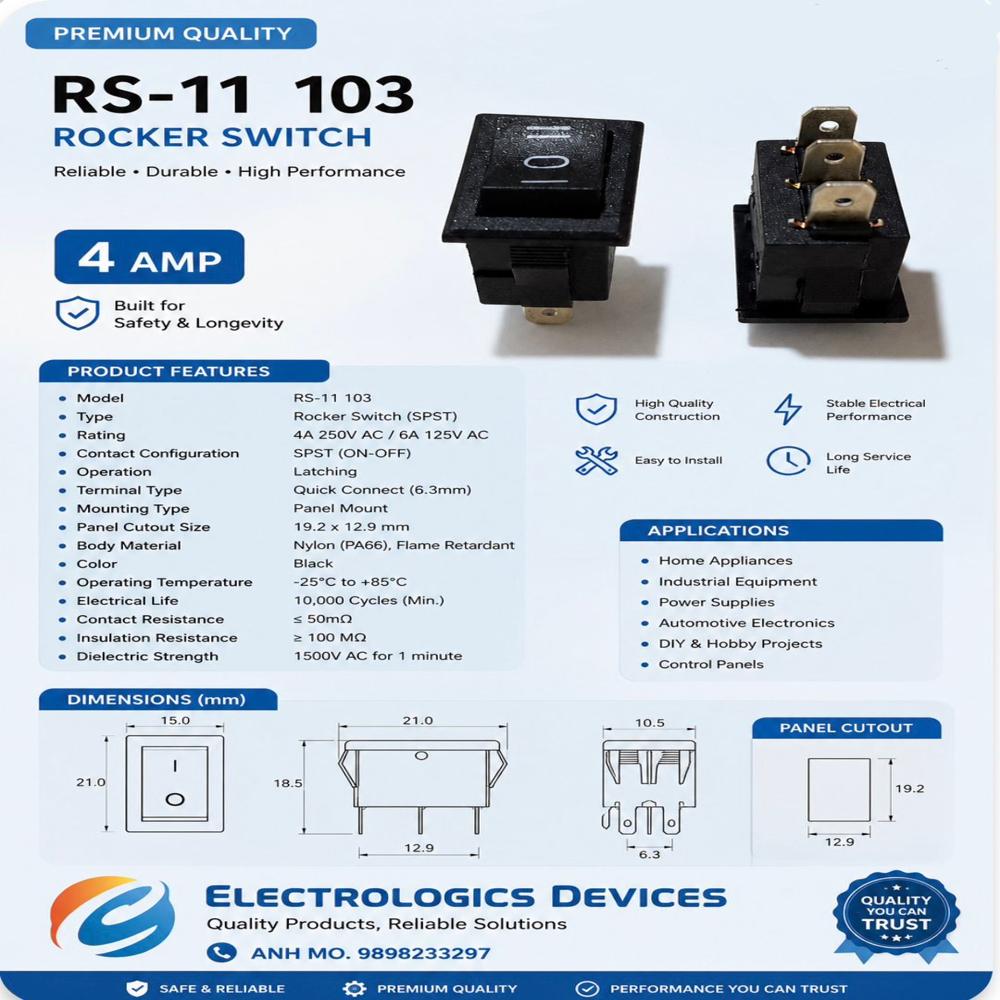Rocker Switch RS-11 103
