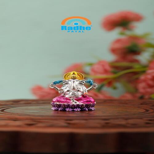 Premium Silver Plated Decorative Statue for Home & Office Decor