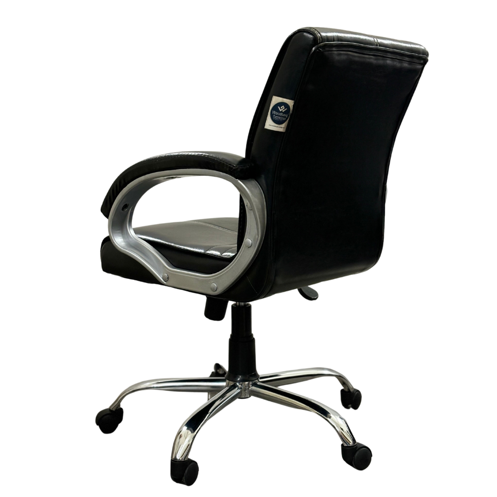 Regent Mid Back Ergonomic Leatherette Revolving Office Chair