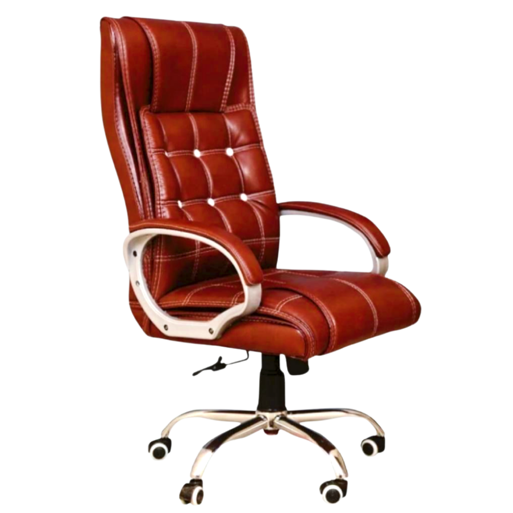 Beyond High Back Executive Revolving Office Chair Cherry Brown 