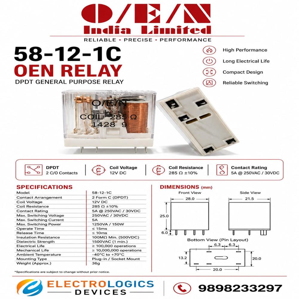 58-12-1C O/E/N Relay