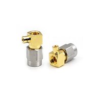 SMA Male Right Angel Connector For RG86 Cable