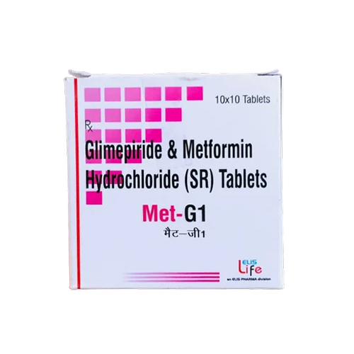 Glimepiride (1mg), Metformin Hydrochloride SR (500mg) Tablet