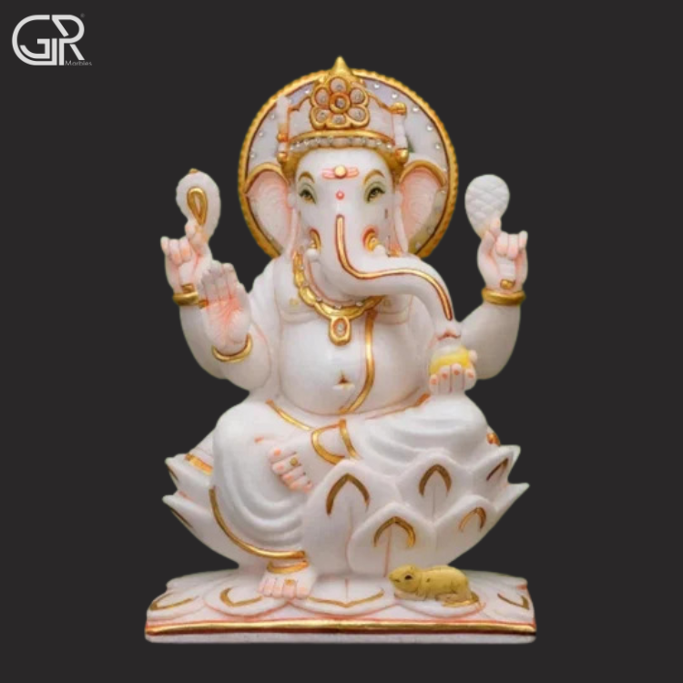 Ganesh Marble Statue