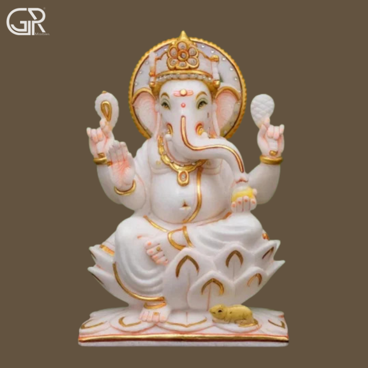 Ganesh Marble Statue