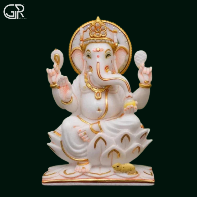 Ganesh Marble Statue
