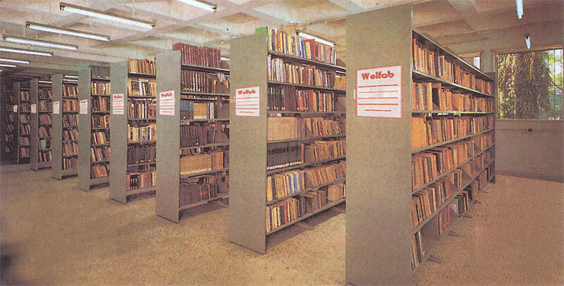 Metal Library Racks