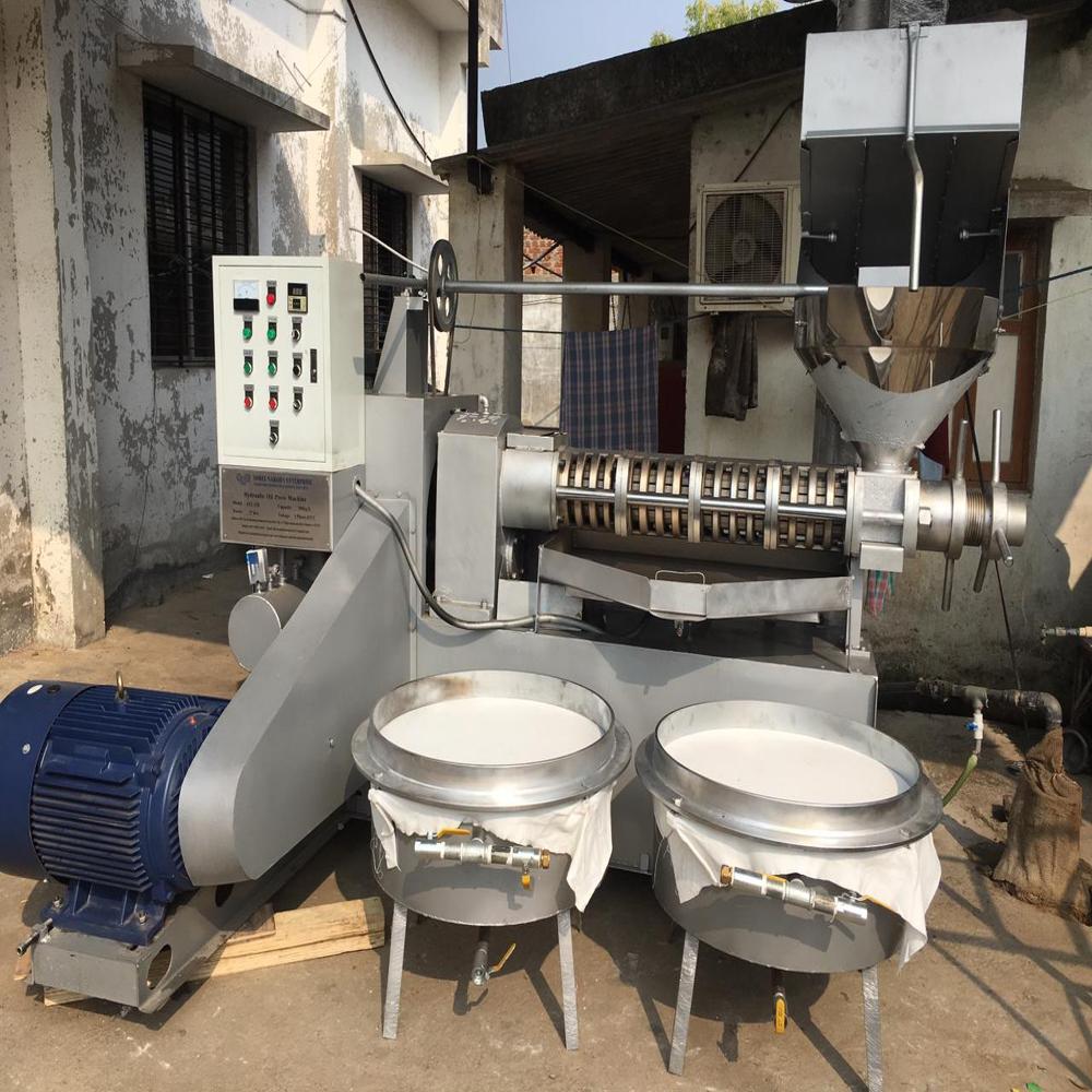 Commercial oil press machine